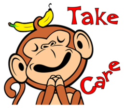 Lucky Lovely Monkey sticker #11573891