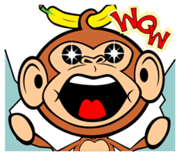 Lucky Lovely Monkey sticker #11573898