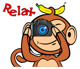 Lucky Lovely Monkey sticker #11573901