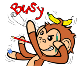 Lucky Lovely Monkey sticker #11573902