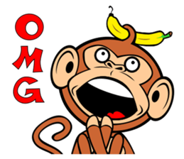 Lucky Lovely Monkey sticker #11573905