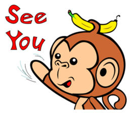 Lucky Lovely Monkey sticker #11573909
