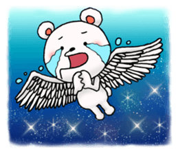 Bear has an under bite. sticker #11573955