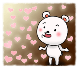 Bear has an under bite. sticker #11573958