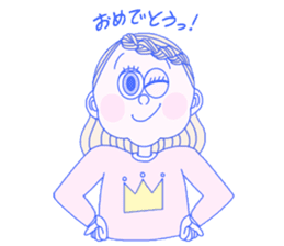 cutie's talking 3 sticker #11574474