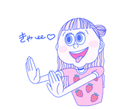 cutie's talking 3 sticker #11574482