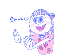 cutie's talking 3 sticker #11574482