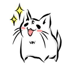 a clever cat sticker #11575032