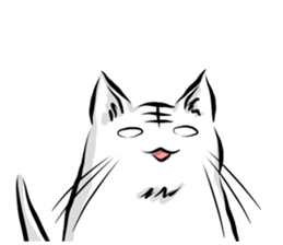 a clever cat sticker #11575037