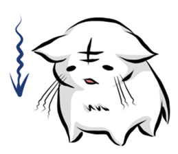 a clever cat sticker #11575047