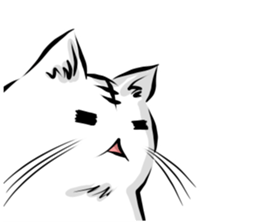 a clever cat sticker #11575051