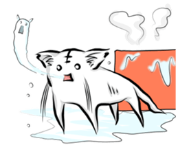 a clever cat sticker #11575056