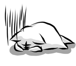 a clever cat sticker #11575063