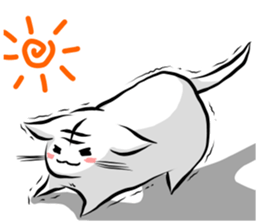 a clever cat sticker #11575064