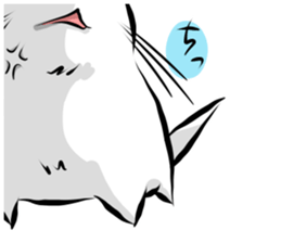 a clever cat sticker #11575066