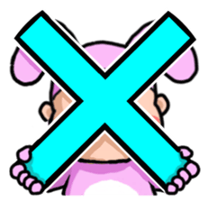 Costume Baniko(gesture)2 sticker #11575568