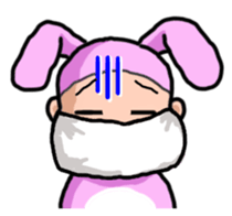 Costume Baniko(gesture)2 sticker #11575571