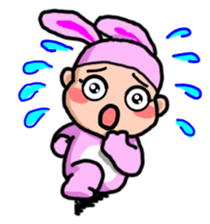 Costume Baniko(gesture)2 sticker #11575574