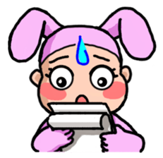 Costume Baniko(gesture)2 sticker #11575575