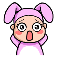 Costume Baniko(gesture)2 sticker #11575579