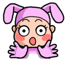 Costume Baniko(gesture)2 sticker #11575586