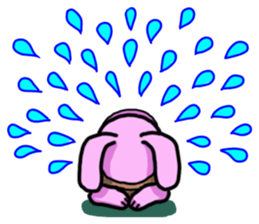 Costume Baniko(gesture)2 sticker #11575594