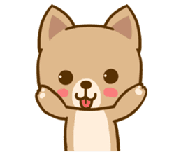 Dog and Cat Cute sticker #11576133
