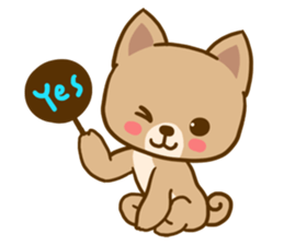 Dog and Cat Cute sticker #11576140