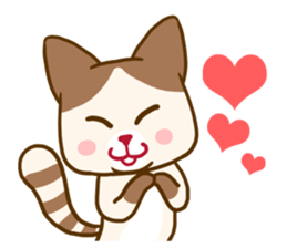 Dog and Cat Cute sticker #11576151