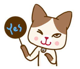 Dog and Cat Cute sticker #11576160