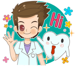 Smart Dentist and the smart teeth sticker #11576568
