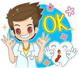Smart Dentist and the smart teeth sticker #11576569