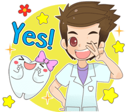 Smart Dentist and the smart teeth sticker #11576570