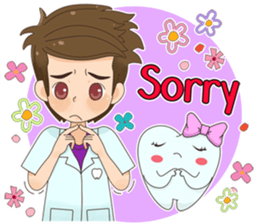 Smart Dentist and the smart teeth sticker #11576574