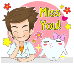 Smart Dentist and the smart teeth sticker #11576575