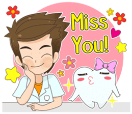 Smart Dentist and the smart teeth sticker #11576575