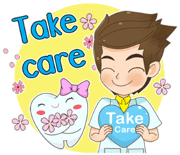 Smart Dentist and the smart teeth sticker #11576577