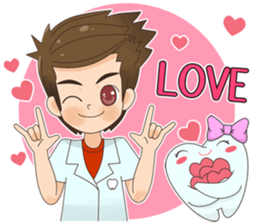 Smart Dentist and the smart teeth sticker #11576583