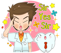 Smart Dentist and the smart teeth sticker #11576584