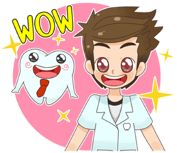 Smart Dentist and the smart teeth sticker #11576585