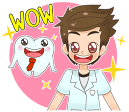 Smart Dentist and the smart teeth sticker #11576585