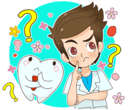 Smart Dentist and the smart teeth sticker #11576587