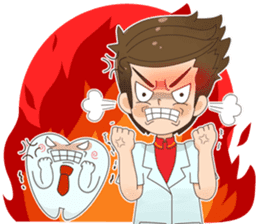 Smart Dentist and the smart teeth sticker #11576588