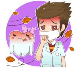 Smart Dentist and the smart teeth sticker #11576592