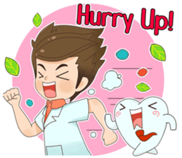 Smart Dentist and the smart teeth sticker #11576594