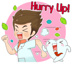Smart Dentist and the smart teeth sticker #11576594