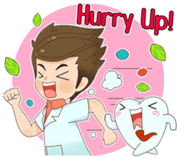 Smart Dentist and the smart teeth sticker #11576594