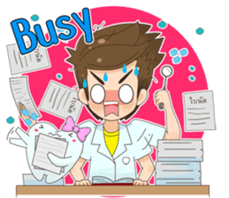 Smart Dentist and the smart teeth sticker #11576597