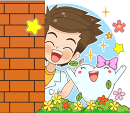 Smart Dentist and the smart teeth sticker #11576599