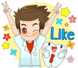 Smart Dentist and the smart teeth sticker #11576600